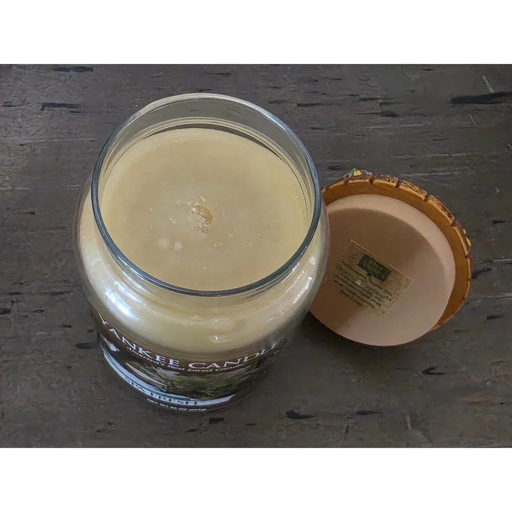 Retired  Yankee Candle Spa Fresh Unused Our America Topper 22oz Large Jar Rare